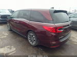 2021 Honda Odyssey Ex-l Burgundy vin: 5FNRL6H79MB006969