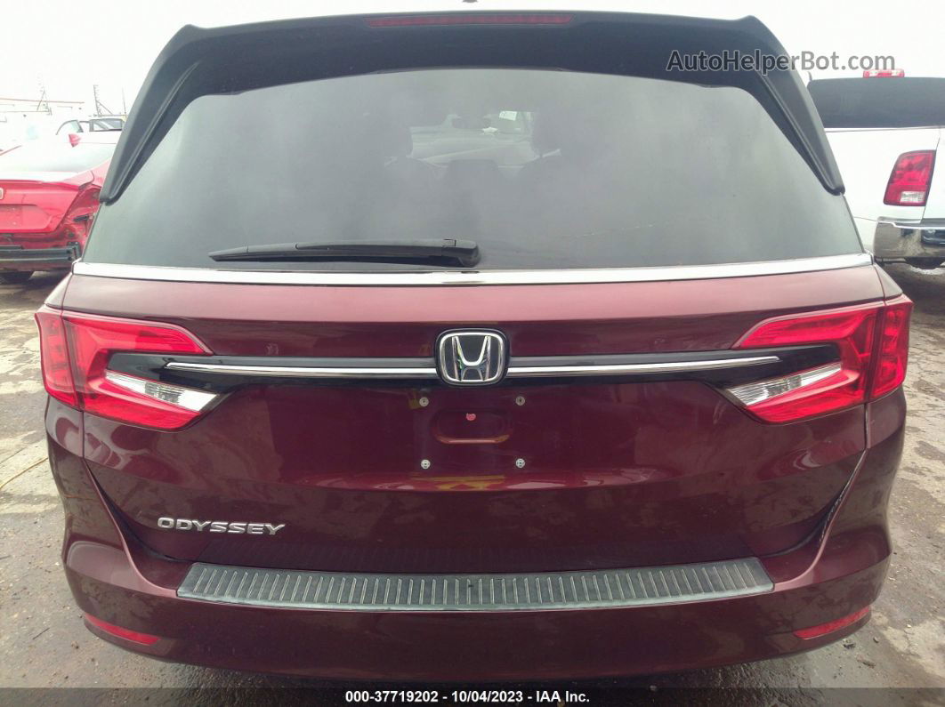 2021 Honda Odyssey Ex-l Burgundy vin: 5FNRL6H79MB006969