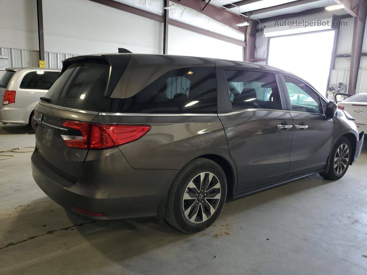 2021 Honda Odyssey Exl Gray vin: 5FNRL6H79MB020418