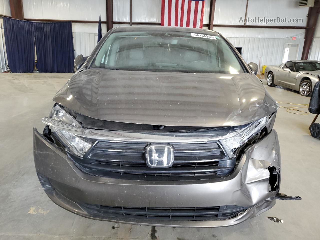 2021 Honda Odyssey Exl Gray vin: 5FNRL6H79MB020418