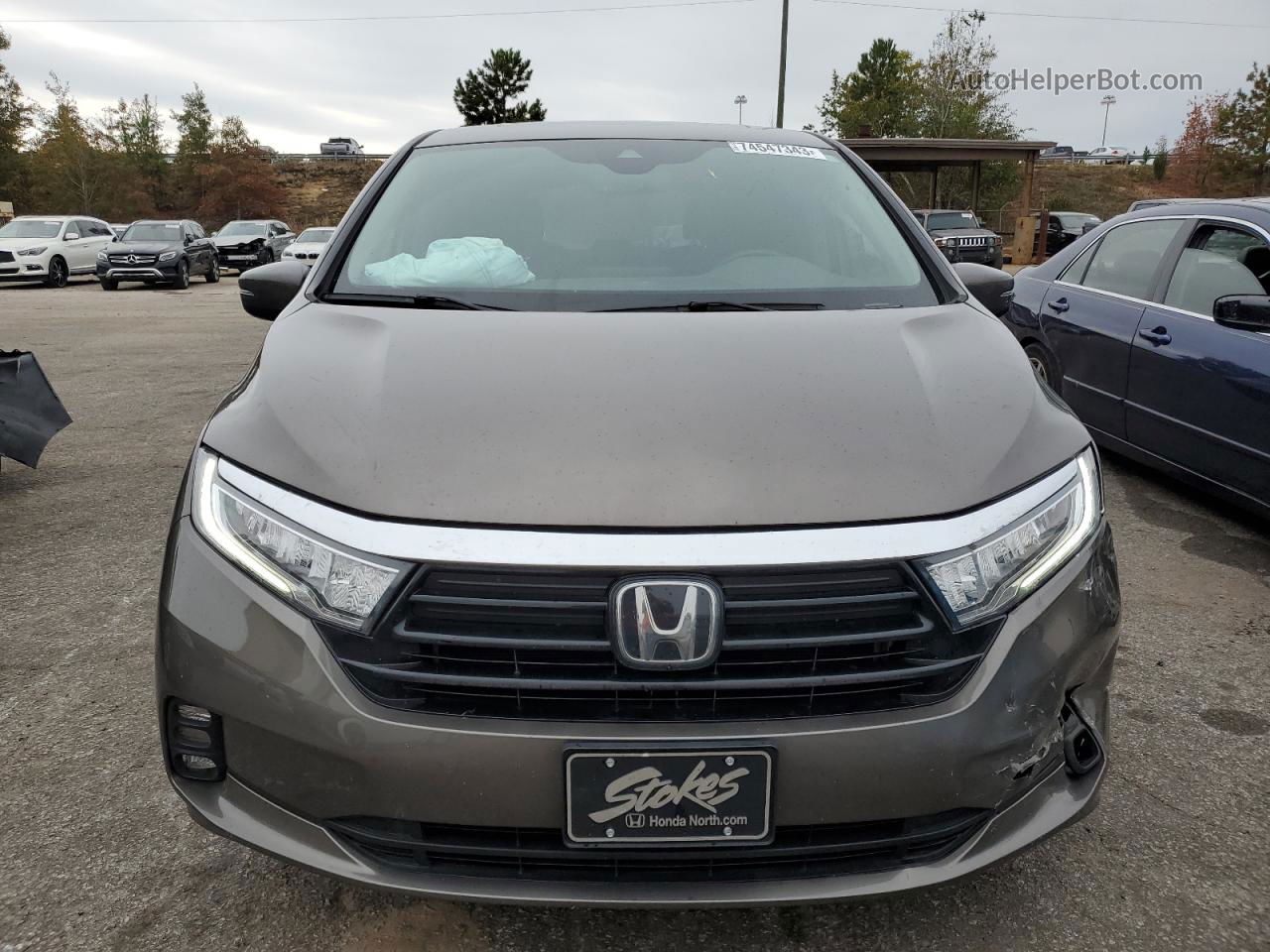 2021 Honda Odyssey Exl Charcoal vin: 5FNRL6H79MB022590