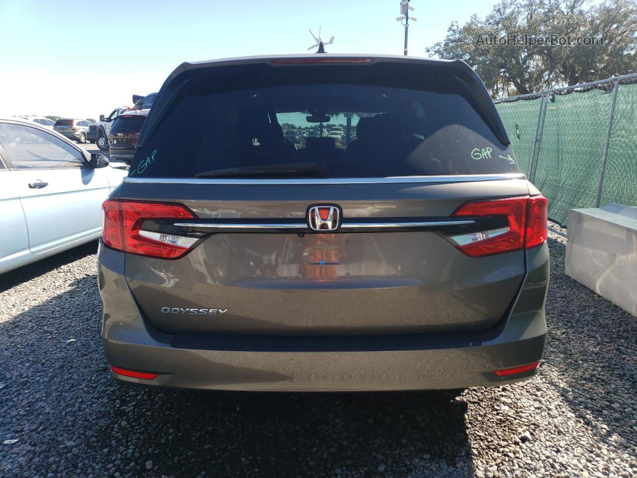 2021 Honda Odyssey Exl Gray vin: 5FNRL6H79MB038434