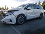 2021 Honda Odyssey Exl White vin: 5FNRL6H79MB043486