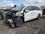 2021 Honda Odyssey Exl White vin: 5FNRL6H79MB044055