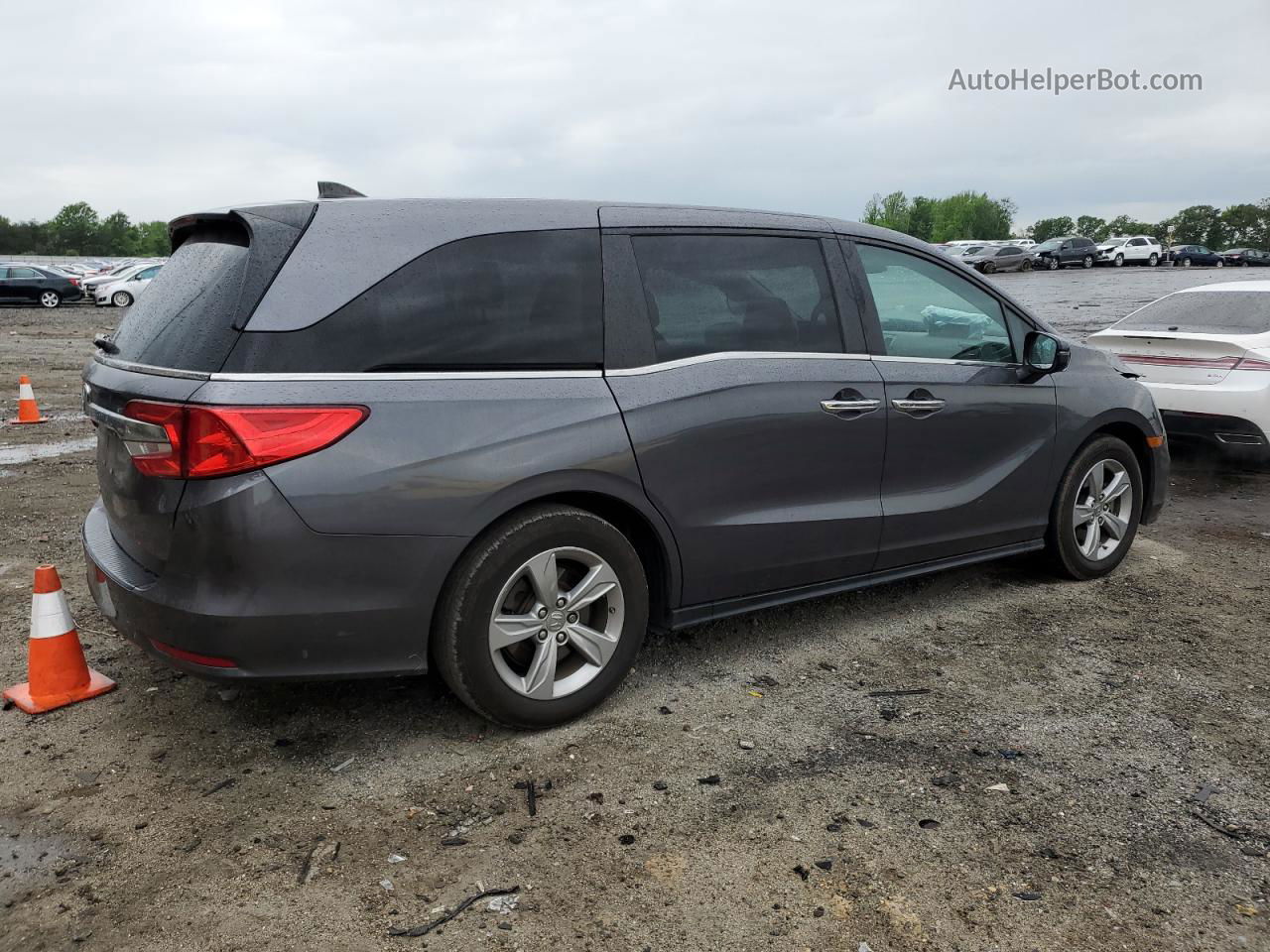 2019 Honda Odyssey Exl Charcoal vin: 5FNRL6H7XKB012115