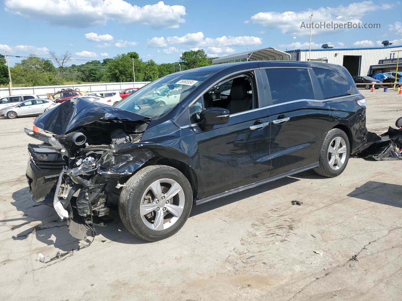 2019 Honda Odyssey Exl Black vin: 5FNRL6H7XKB023728