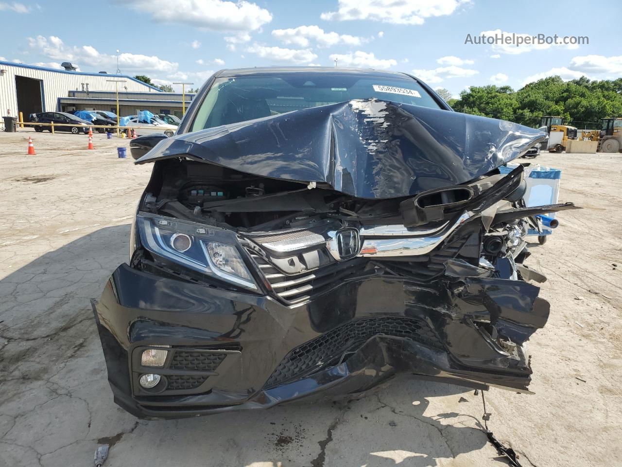 2019 Honda Odyssey Exl Черный vin: 5FNRL6H7XKB023728