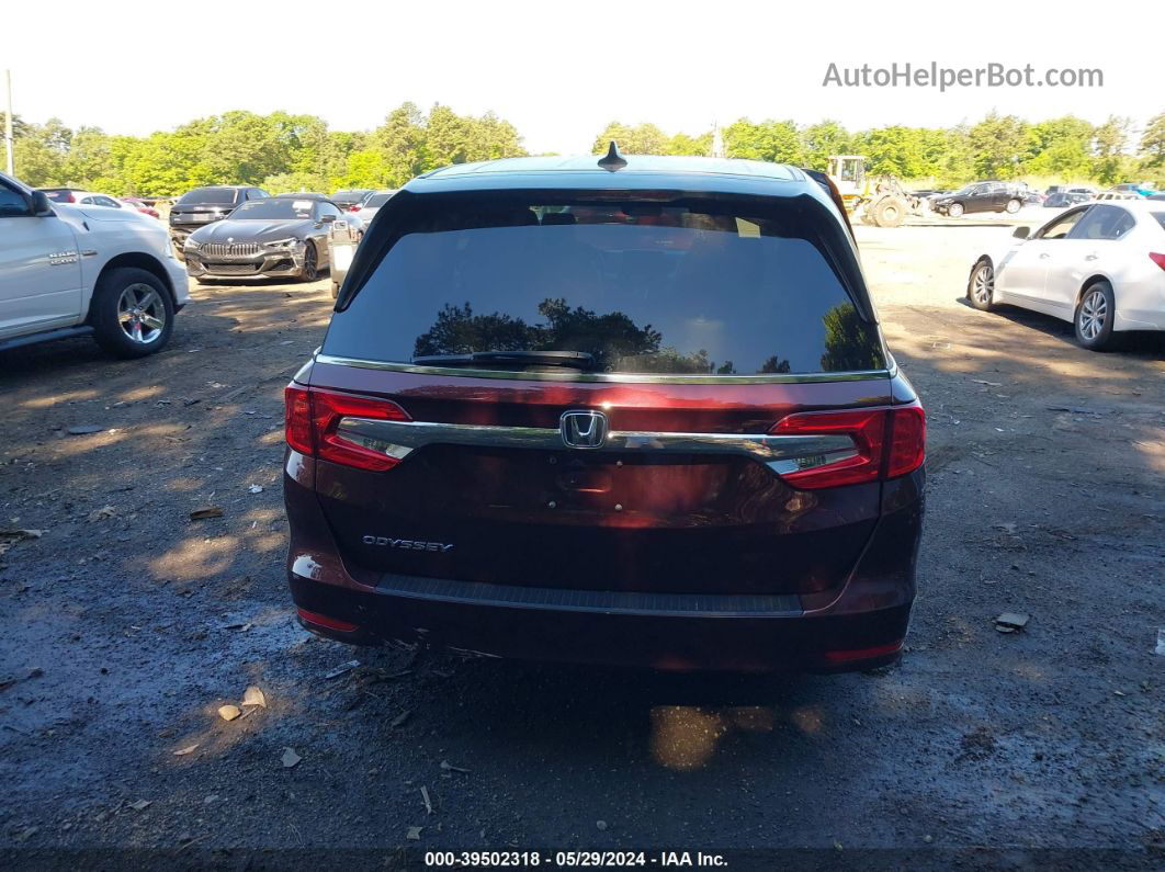 2019 Honda Odyssey Ex-l Red vin: 5FNRL6H7XKB025978