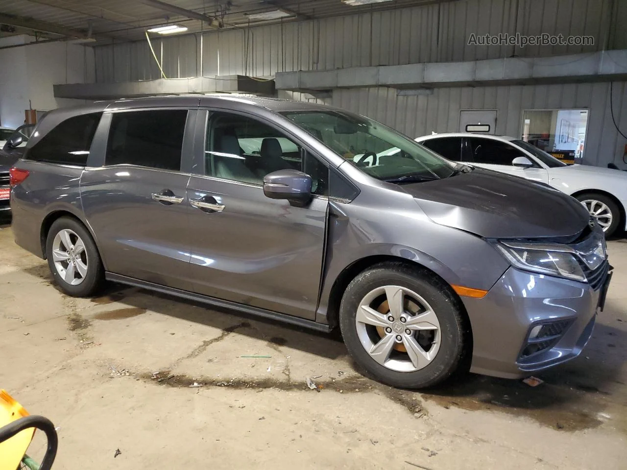 2019 Honda Odyssey Exl Gray vin: 5FNRL6H7XKB054932