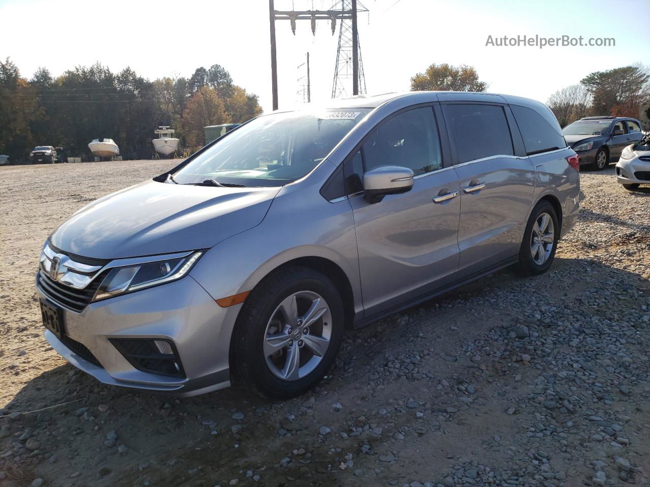 2019 Honda Odyssey Exl Серебряный vin: 5FNRL6H7XKB056132