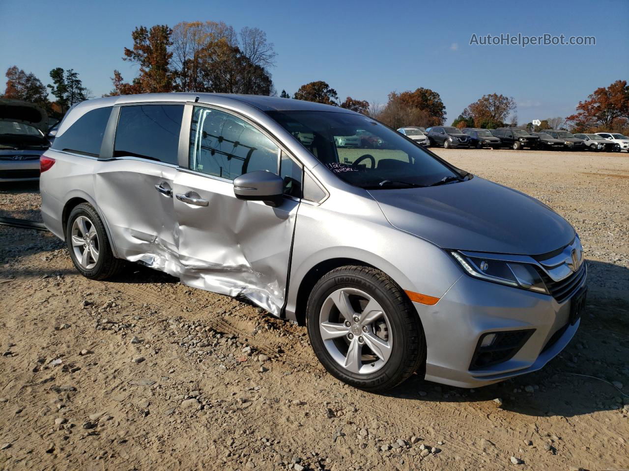 2019 Honda Odyssey Exl Серебряный vin: 5FNRL6H7XKB056132