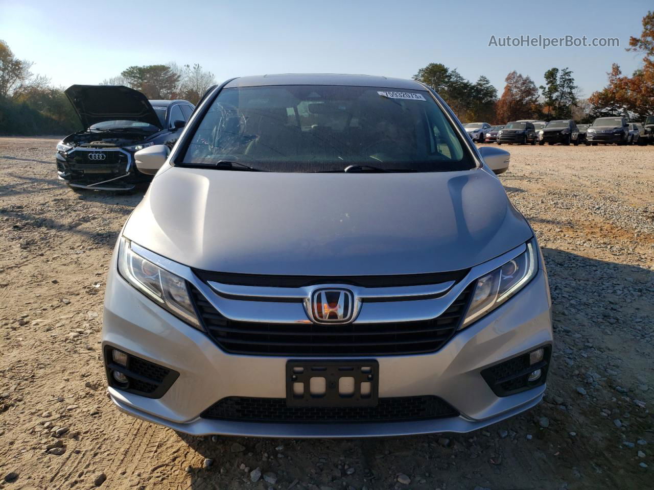 2019 Honda Odyssey Exl Серебряный vin: 5FNRL6H7XKB056132