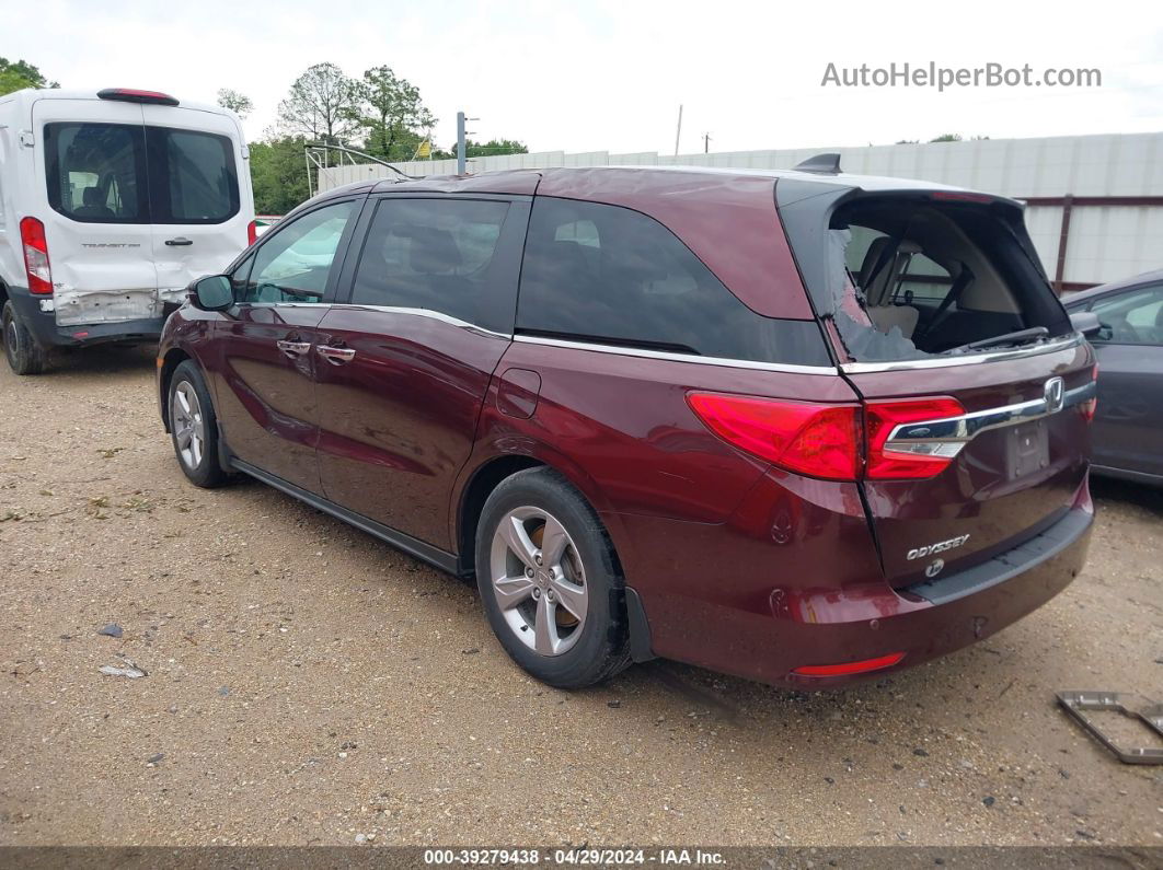 2019 Honda Odyssey Ex-l Maroon vin: 5FNRL6H7XKB070791