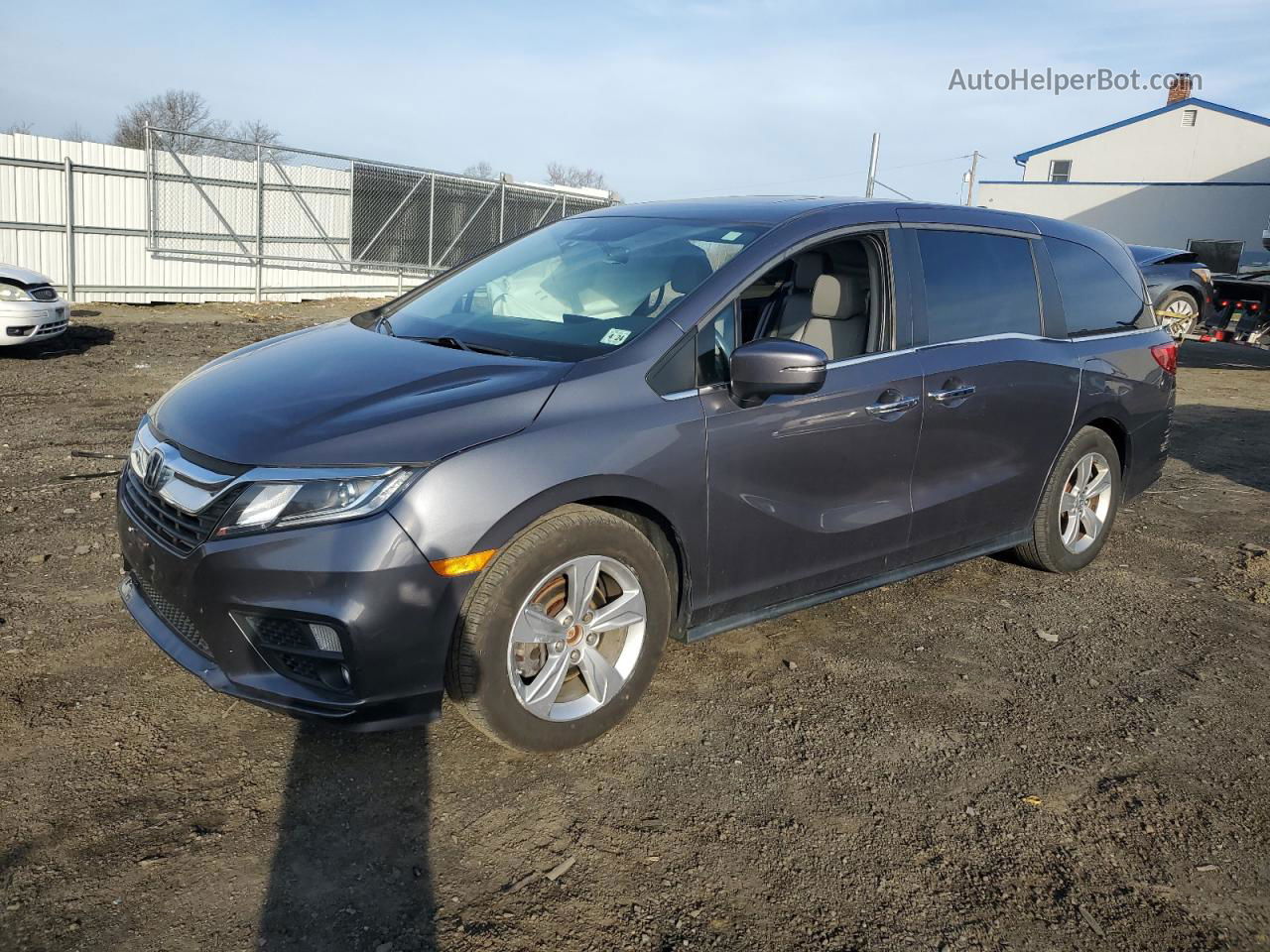 2019 Honda Odyssey Exl Черный vin: 5FNRL6H7XKB089308