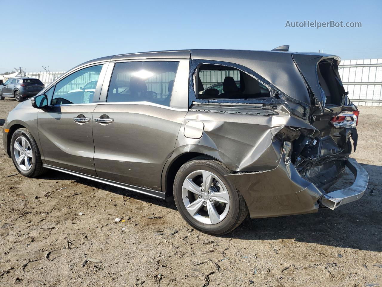 2019 Honda Odyssey Exl Gray vin: 5FNRL6H7XKB099367