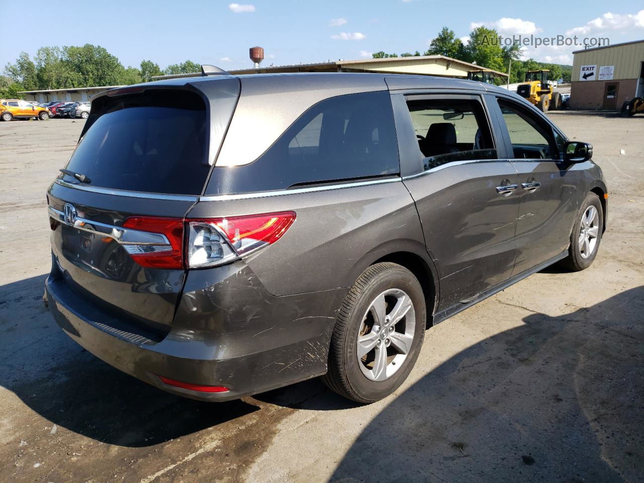 2019 Honda Odyssey Exl Угольный vin: 5FNRL6H7XKB122548