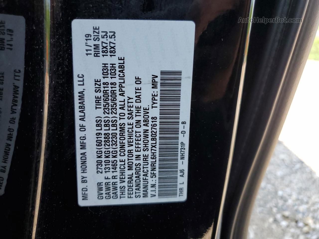 2020 Honda Odyssey Exl Gray vin: 5FNRL6H7XLB027618