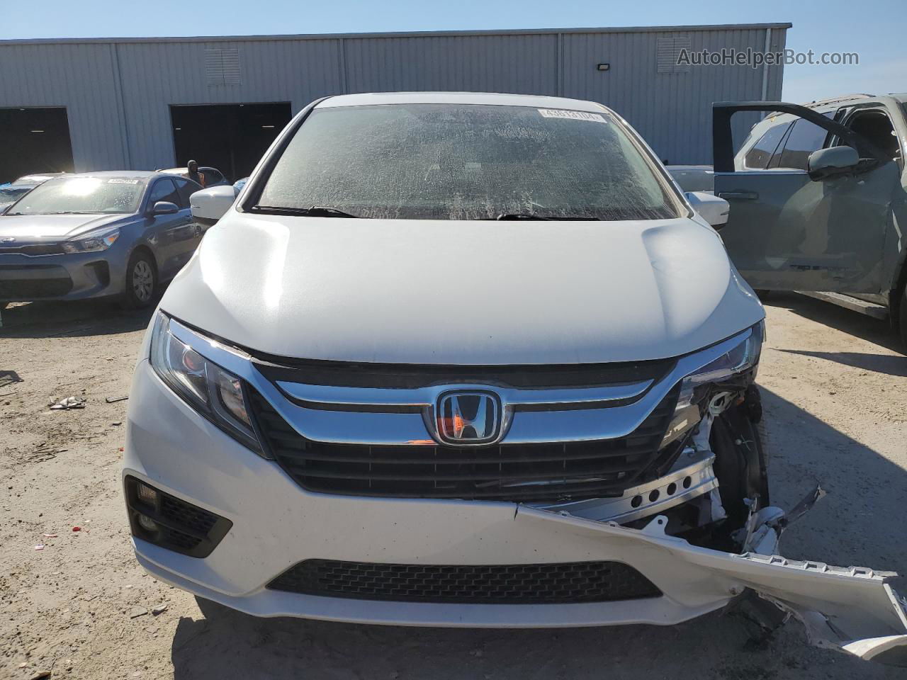 2020 Honda Odyssey Exl White vin: 5FNRL6H7XLB031474