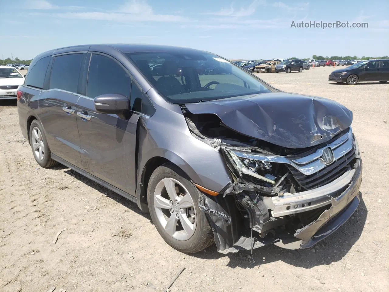 2020 Honda Odyssey Exl Gray vin: 5FNRL6H7XLB062448