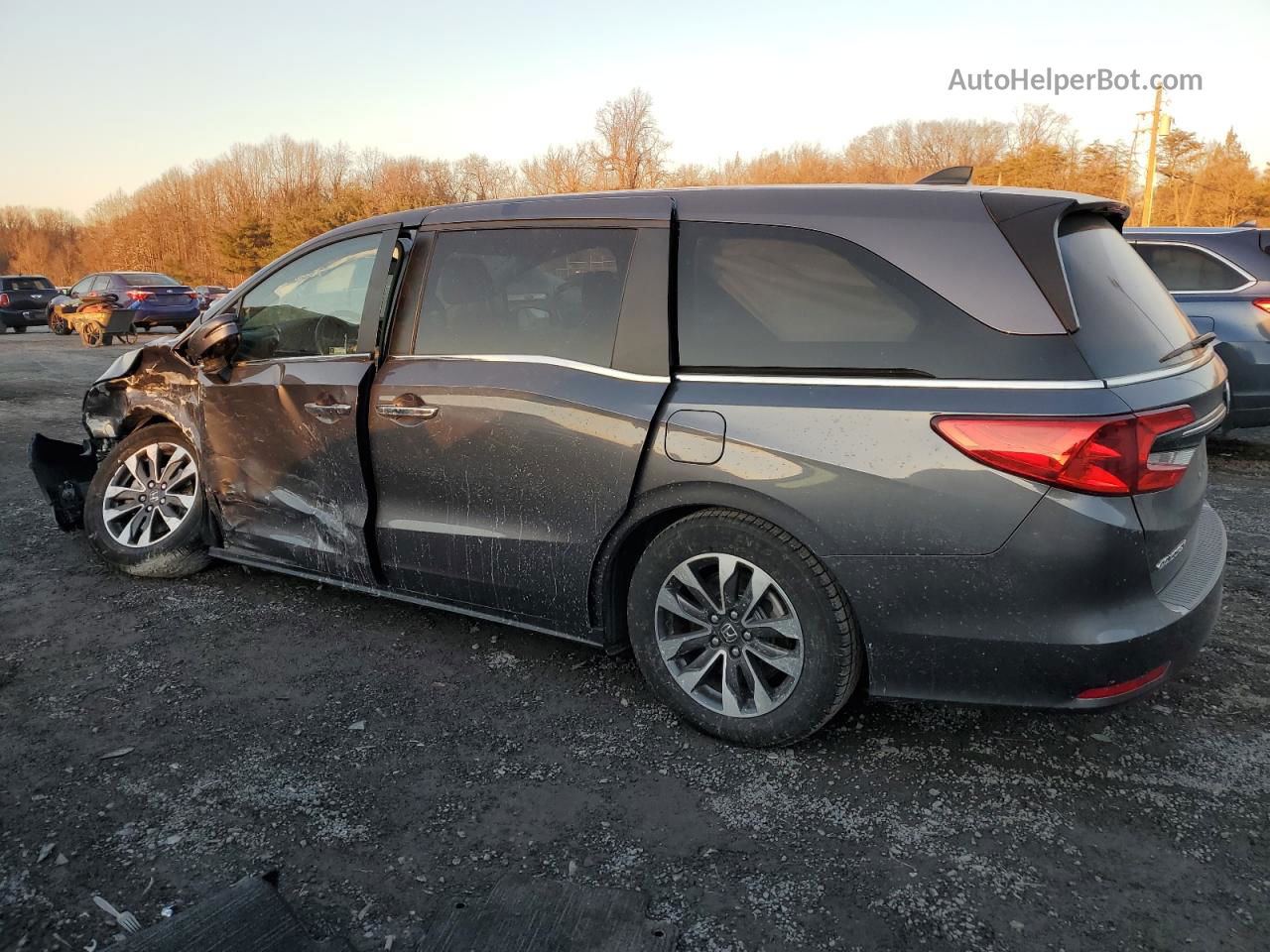 2021 Honda Odyssey Exl Charcoal vin: 5FNRL6H7XMB008603