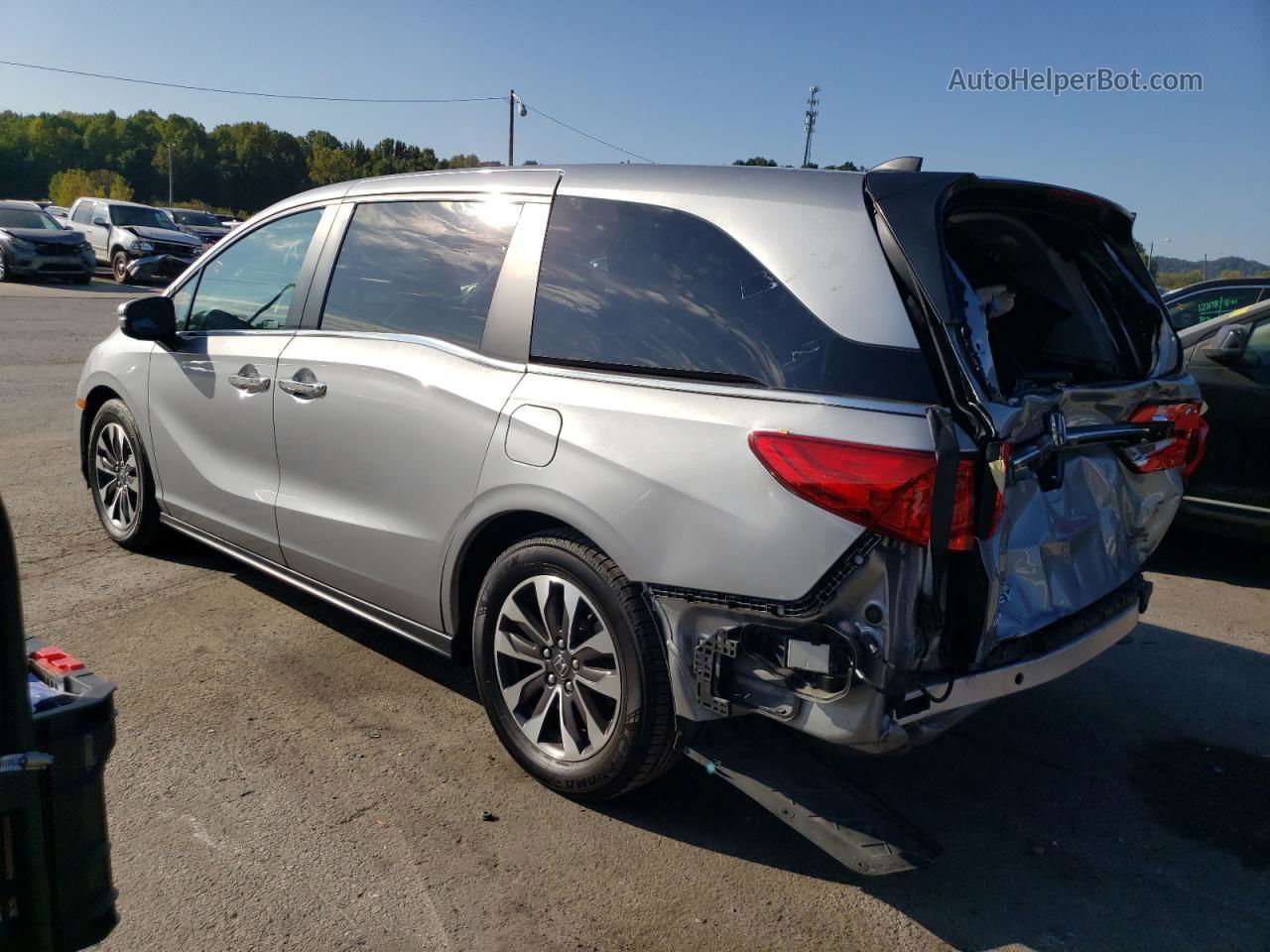 2021 Honda Odyssey Exl Silver vin: 5FNRL6H7XMB011114