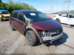 2021 Honda Odyssey Ex-l Burgundy vin: 5FNRL6H7XMB016250