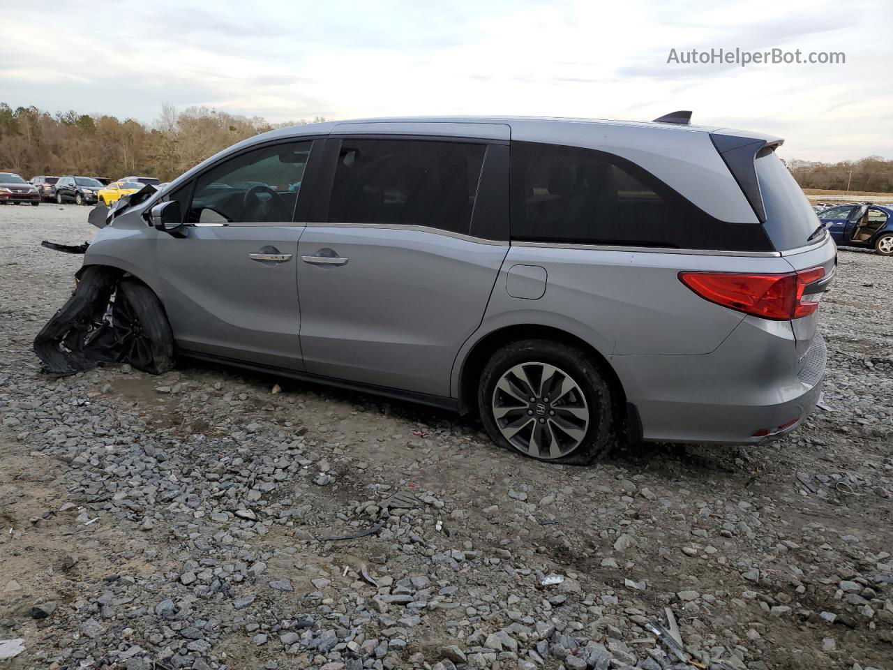 2021 Honda Odyssey Exl Silver vin: 5FNRL6H7XMB027426