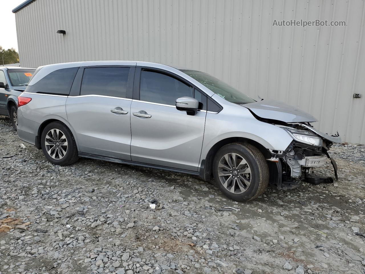 2021 Honda Odyssey Exl Серебряный vin: 5FNRL6H7XMB027426