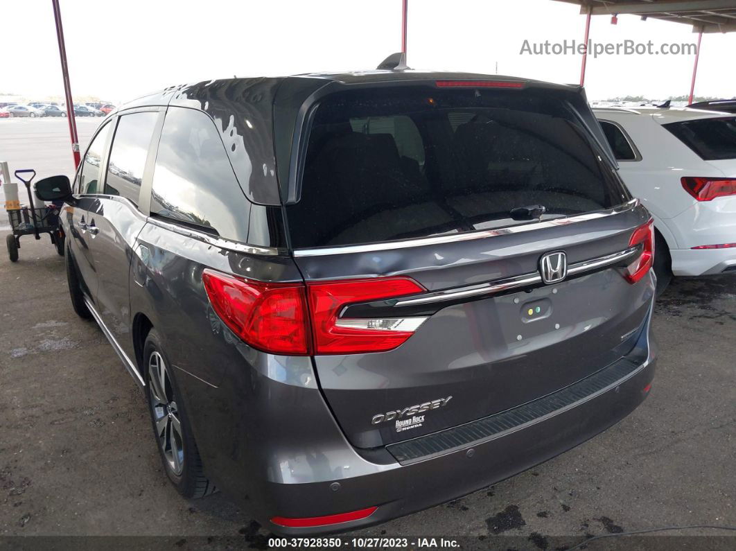 2021 Honda Odyssey Touring Gray vin: 5FNRL6H80MB015424