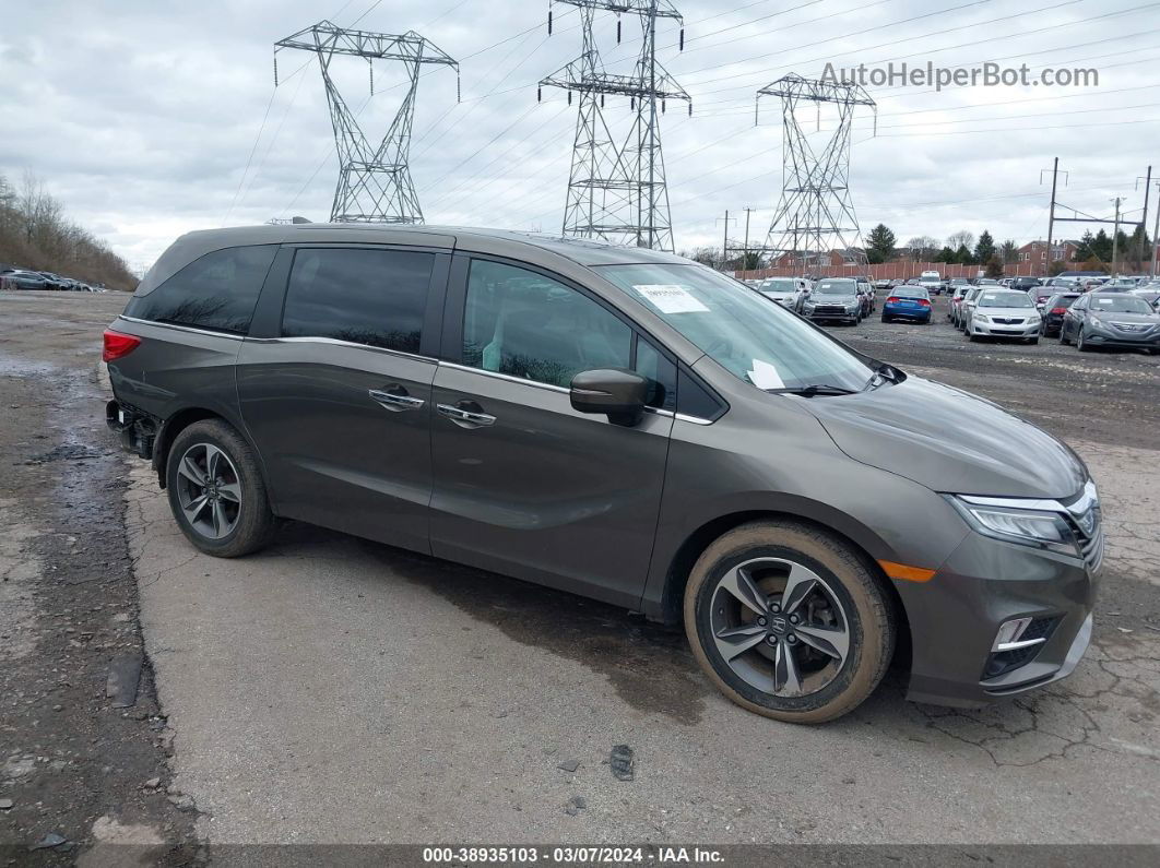 2019 Honda Odyssey Touring Dark Brown vin: 5FNRL6H81KB098407