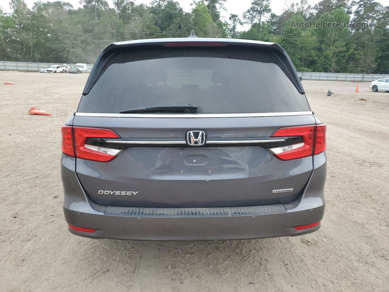 2021 Honda Odyssey Touring Gray vin: 5FNRL6H81MB004142