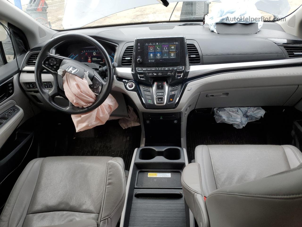 2019 Honda Odyssey Touring Серый vin: 5FNRL6H82KB503836