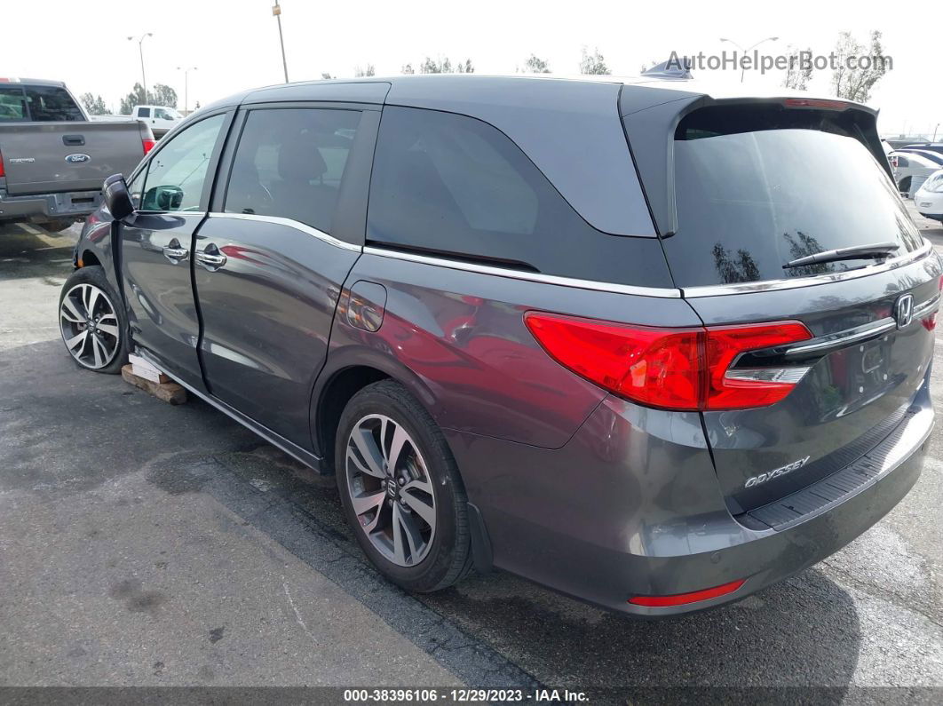 2021 Honda Odyssey Touring Gray vin: 5FNRL6H82MB021421