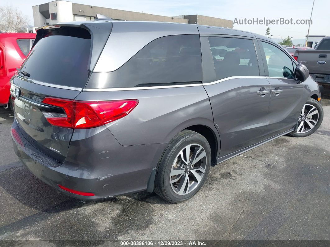 2021 Honda Odyssey Touring Серый vin: 5FNRL6H82MB021421