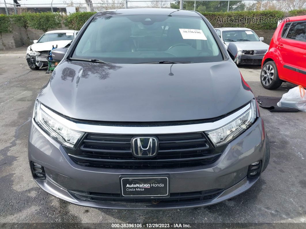 2021 Honda Odyssey Touring Gray vin: 5FNRL6H82MB021421