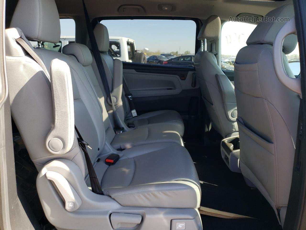2019 Honda Odyssey Touring Серый vin: 5FNRL6H85KB069458