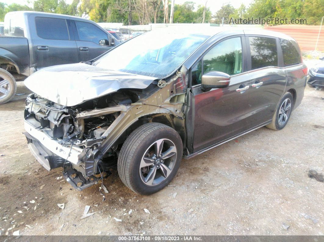 2019 Honda Odyssey Touring Gray vin: 5FNRL6H85KB104774