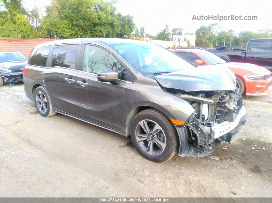 2019 Honda Odyssey Touring Gray vin: 5FNRL6H85KB104774