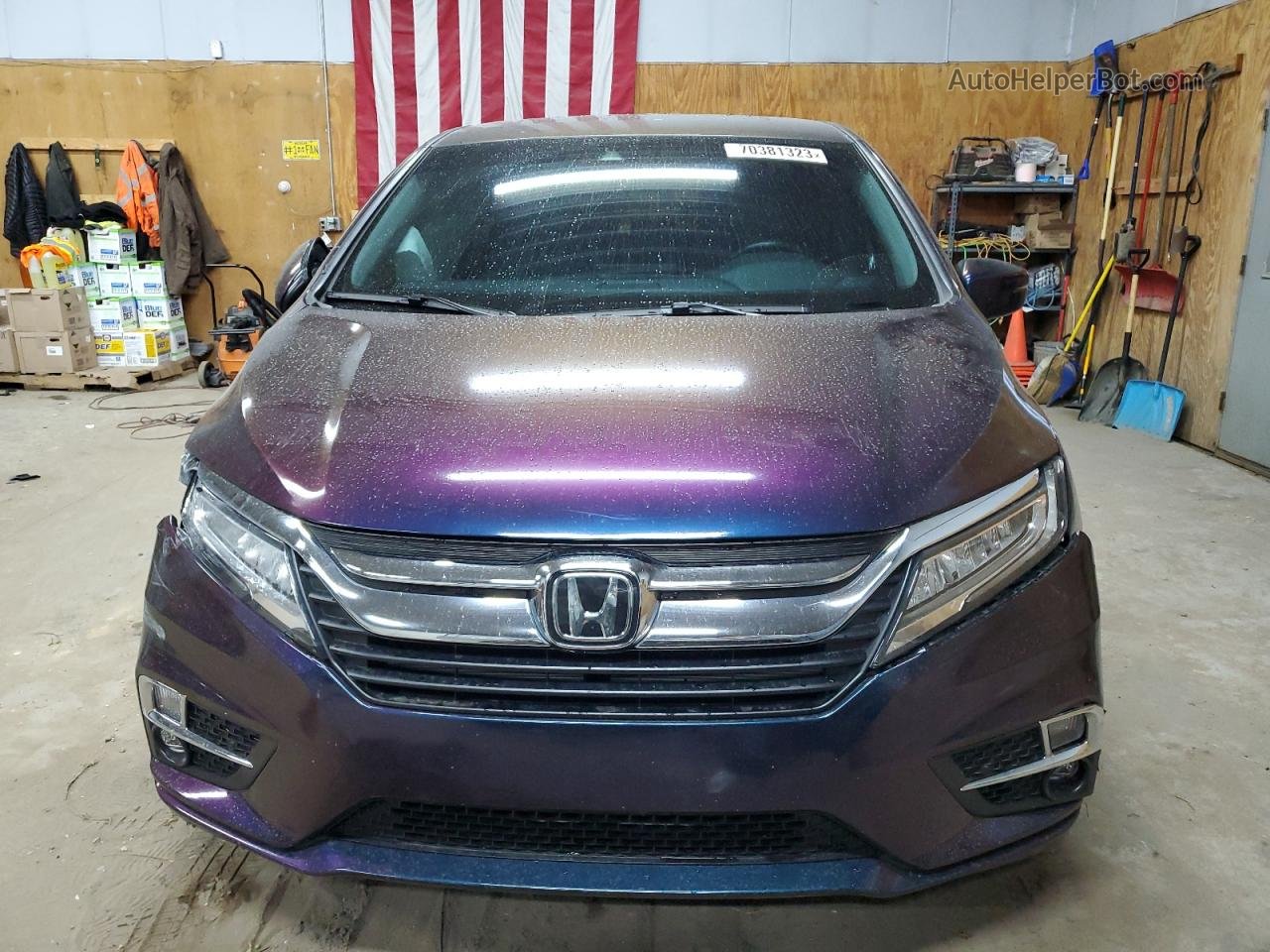 2020 Honda Odyssey Touring Purple vin: 5FNRL6H86LB031187