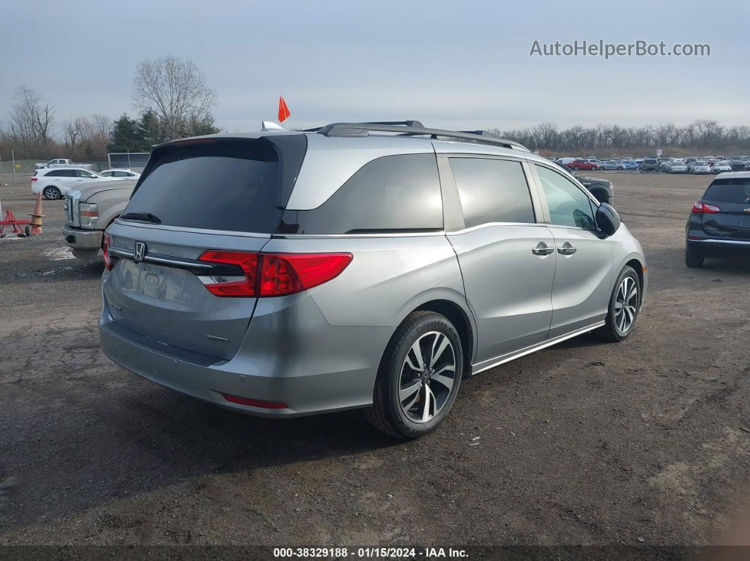 2021 Honda Odyssey Touring Silver vin: 5FNRL6H87MB000225