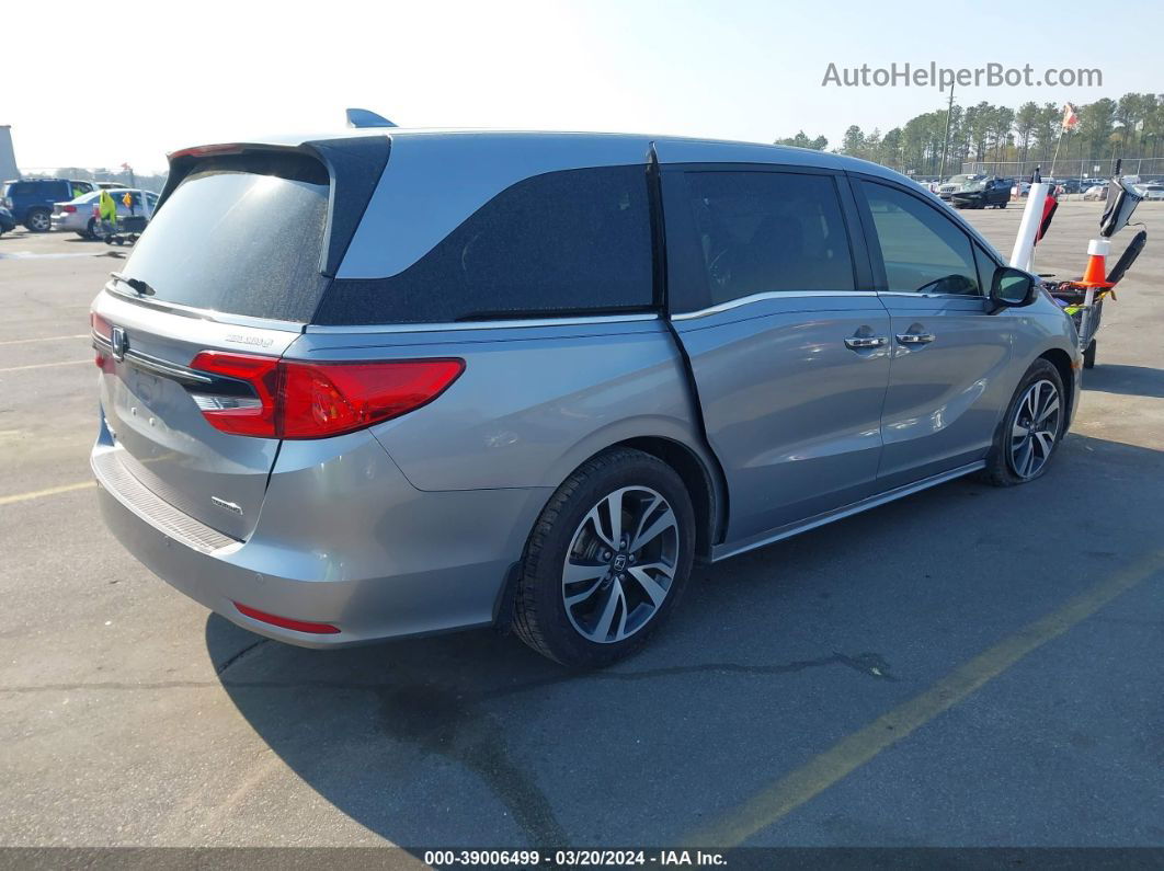 2021 Honda Odyssey Touring Серебряный vin: 5FNRL6H87MB028008