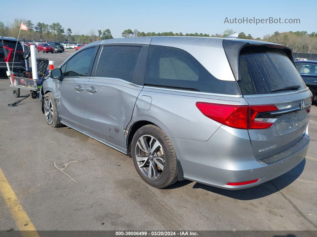 2021 Honda Odyssey Touring Silver vin: 5FNRL6H87MB028008