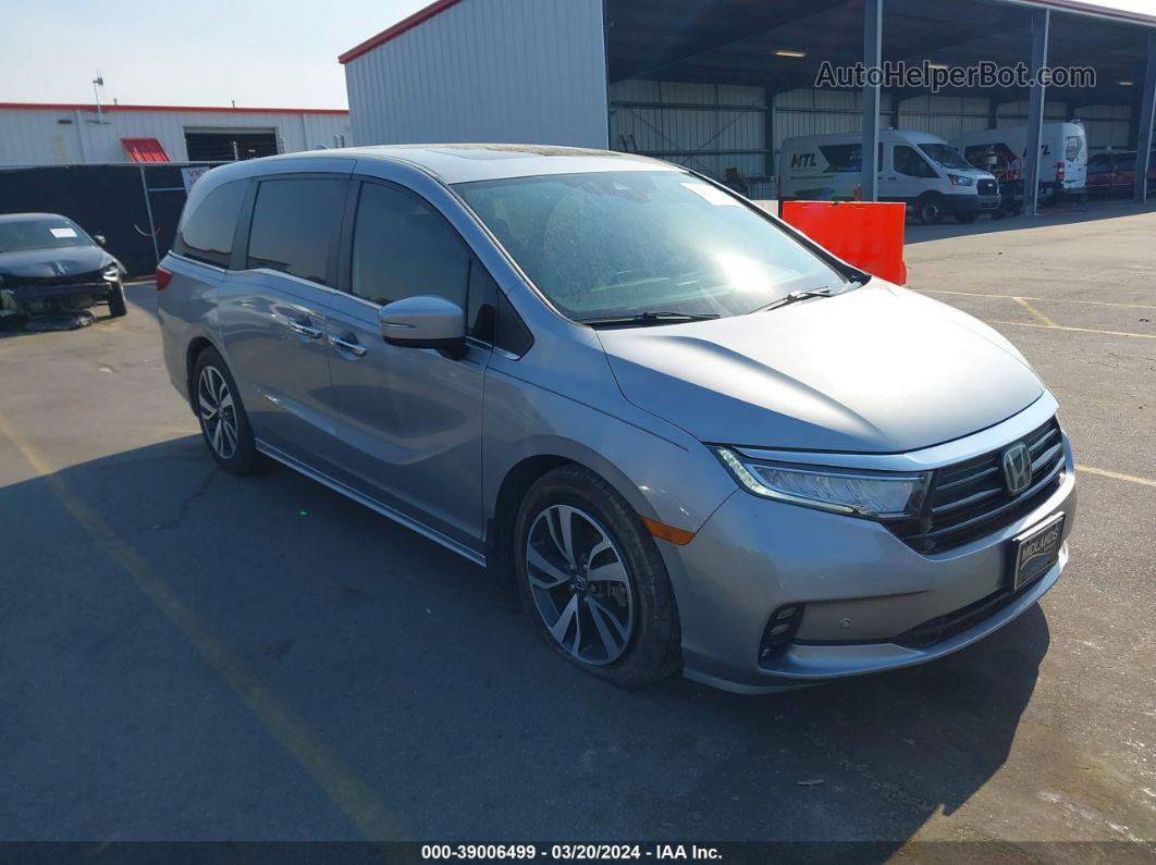 2021 Honda Odyssey Touring Серебряный vin: 5FNRL6H87MB028008