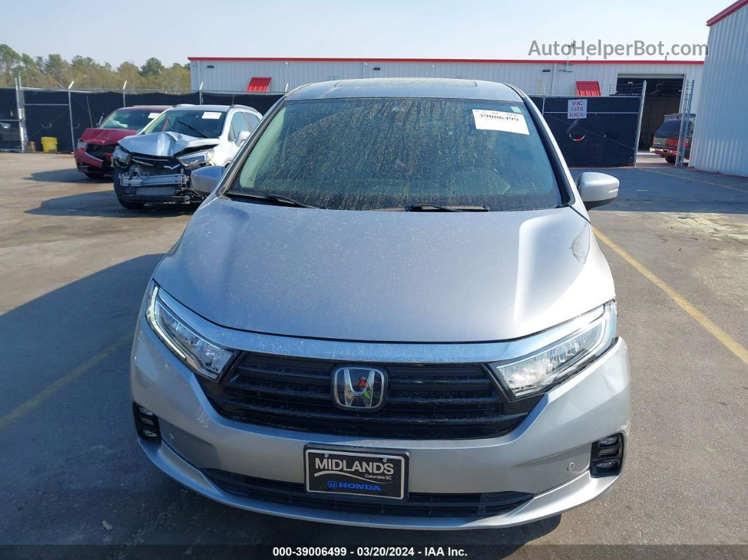 2021 Honda Odyssey Touring Серебряный vin: 5FNRL6H87MB028008