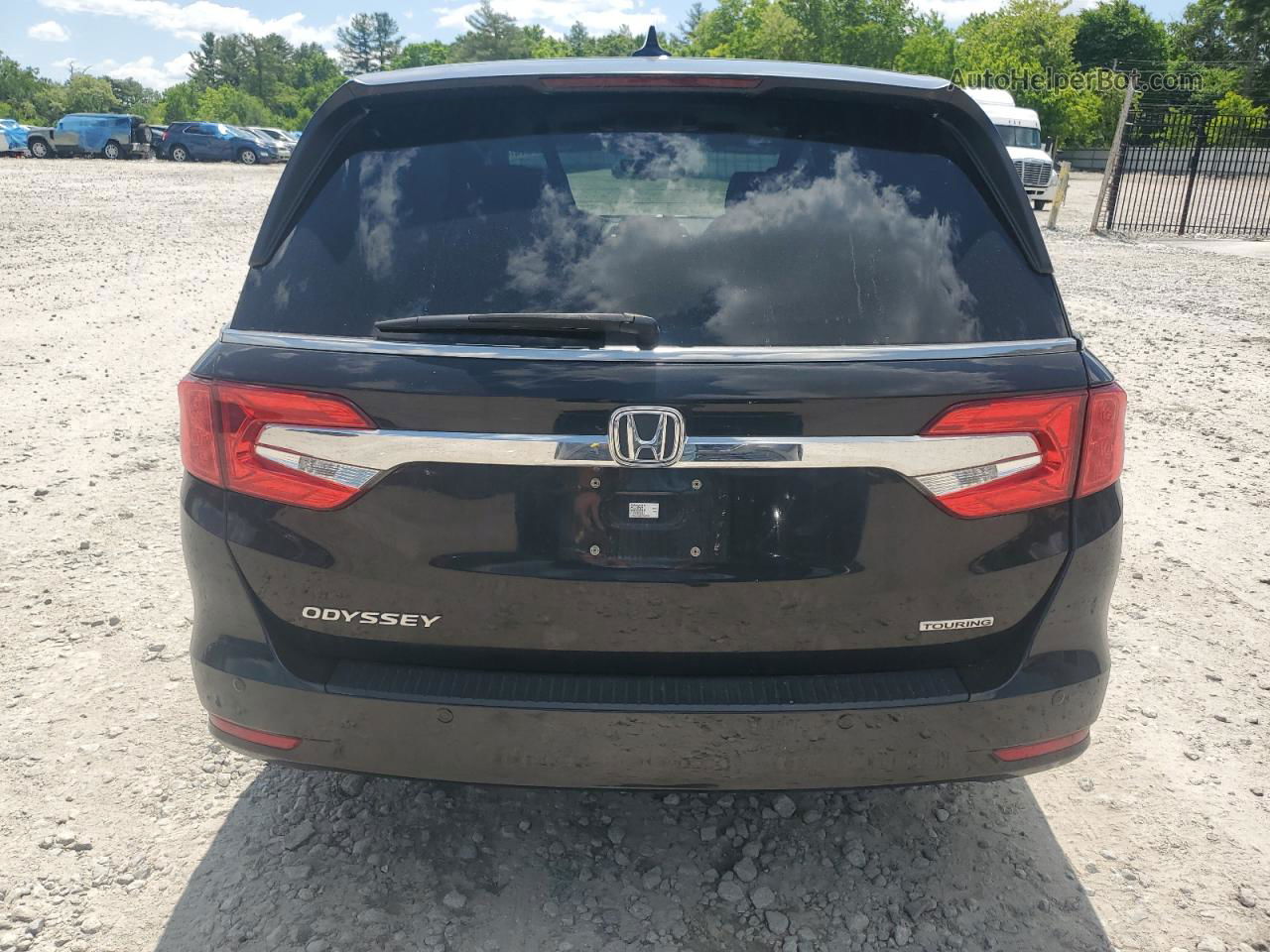 2019 Honda Odyssey Touring Black vin: 5FNRL6H88KB042528