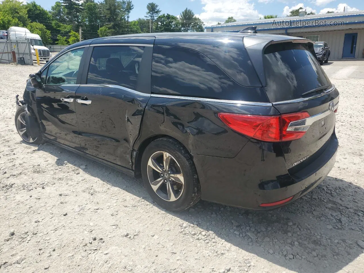 2019 Honda Odyssey Touring Black vin: 5FNRL6H88KB042528