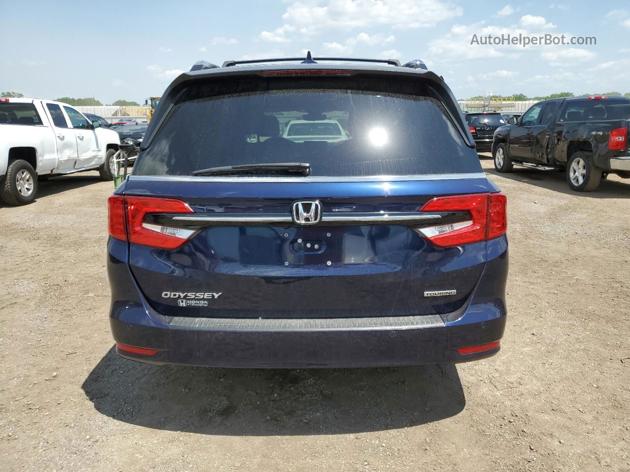 2021 Honda Odyssey Touring Blue vin: 5FNRL6H88MB011475