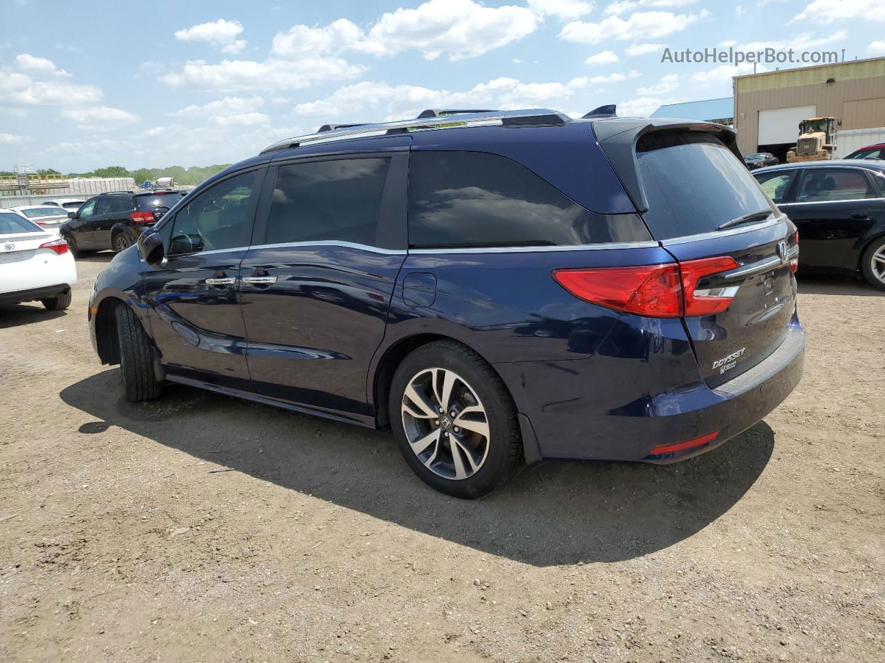 2021 Honda Odyssey Touring Blue vin: 5FNRL6H88MB011475