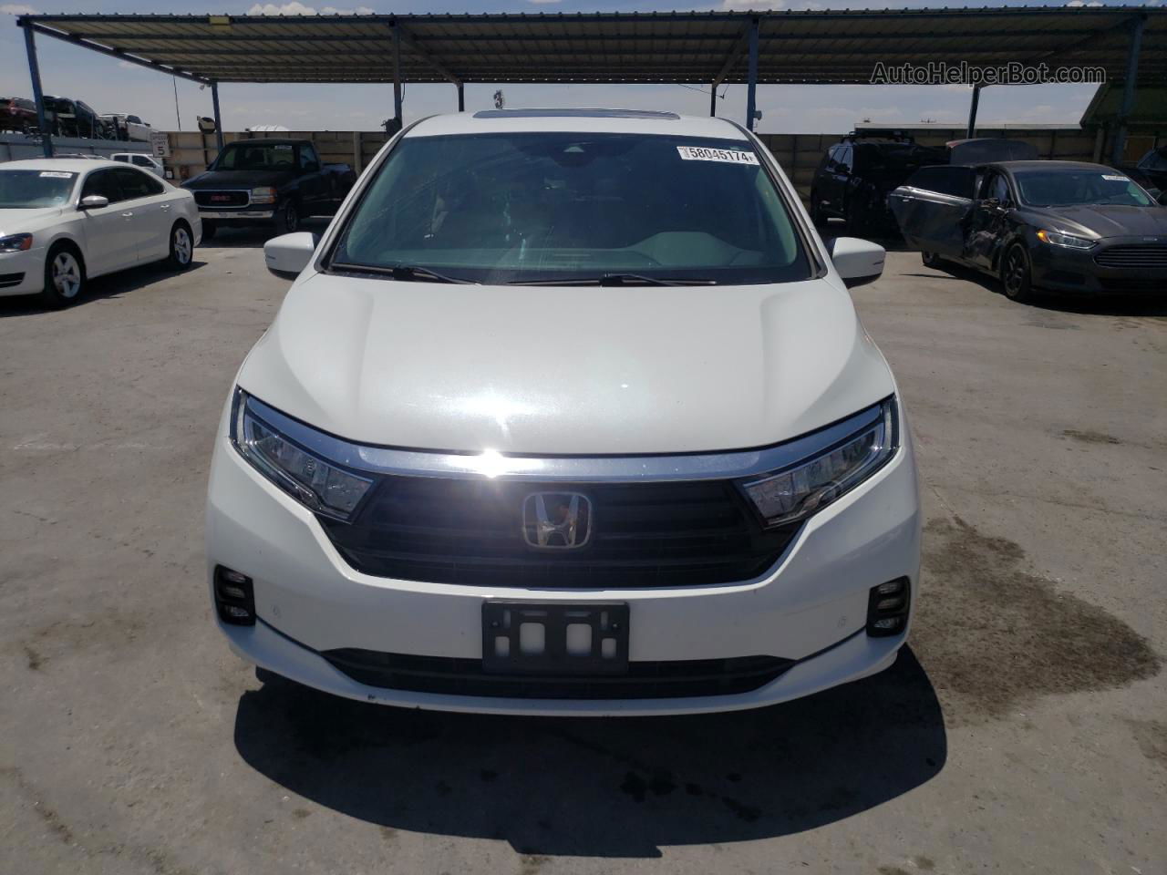 2021 Honda Odyssey Touring Белый vin: 5FNRL6H88MB042242