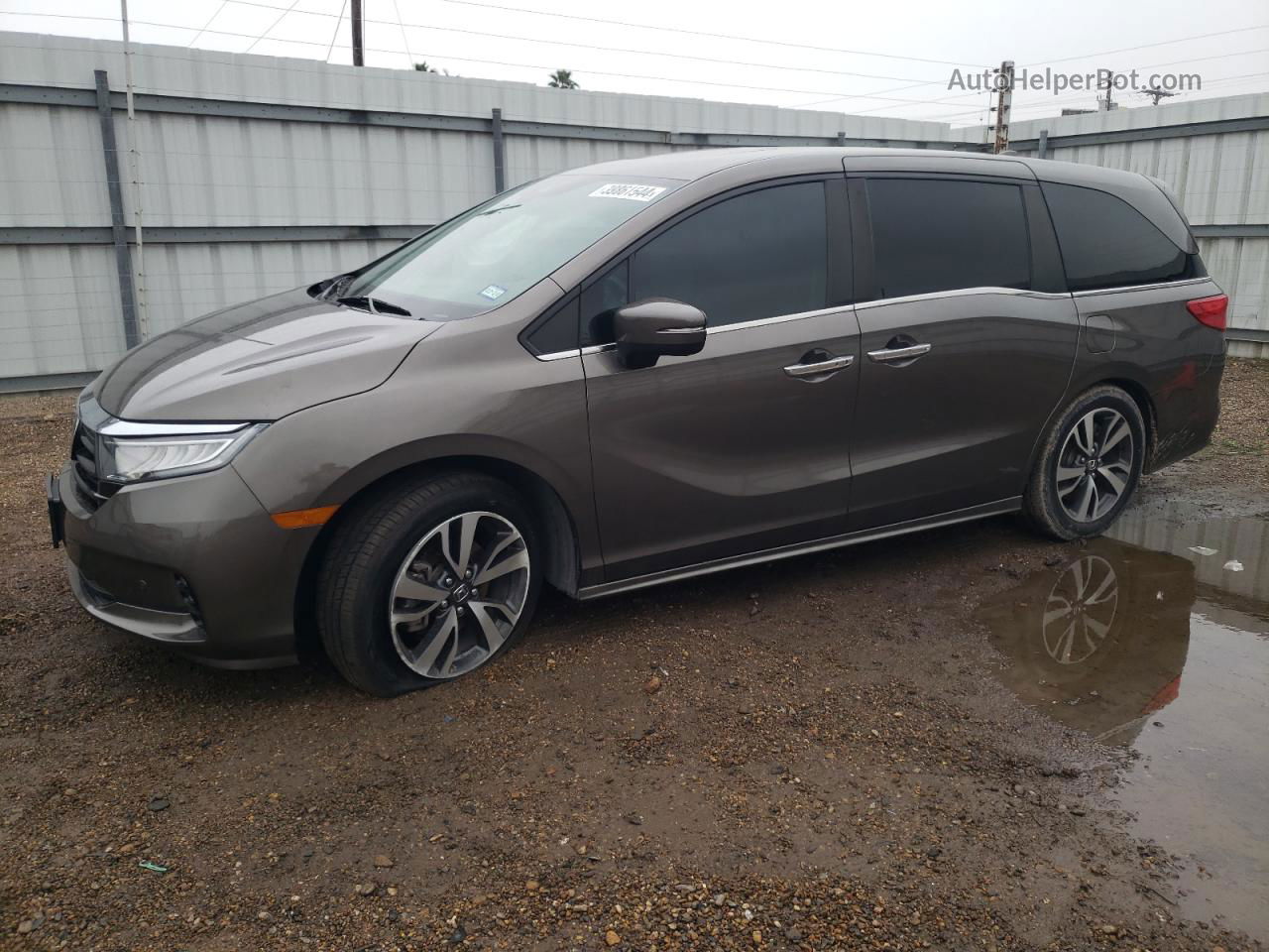 2021 Honda Odyssey Touring Brown vin: 5FNRL6H89MB010464